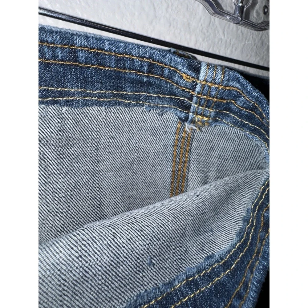 Duluth Trading Co Flex Ballroom Jeans Mens Size 44x29 Relaxed Fit HEMMED Read
